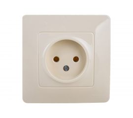 1-местная розетка Schneider Electric скрытой проводки Blanca 16А IP20 250В без заземления без защитных шторок бежевый BLNRS000017 