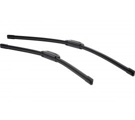 Комплект бeскаркасных щеток стеклоочистителя KRAFT TEFLON 600/450 мм, 1 адаптер KT 830875 