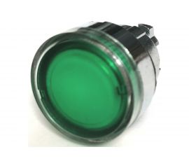 Головка Briswik плоская стальная возврат подсветка 22мм КМЕ 41ЛС зеленый IP40 LAY4-BW33.BR 