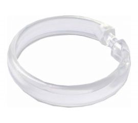 Набор колец для шторы в ванную комнату IDDIS Transparent RID010P 
