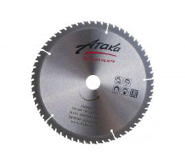 Диск пильный тонкий (255 мм; 60T; 30 мм) по дереву профи АТАКА 8078960 
