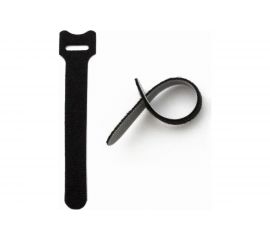 Хомут для кабеля Hyperline WASN-310-BK-10 липучка, 310x14 мм, черный, 10 штук 405340 