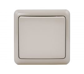 Выключатель Lezard, VIOLA, крем, 751-0300-100 