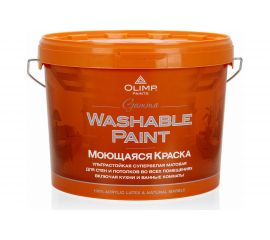 Краска ультрастойкая моющаяся для всех типов помещений OLIMP ГАММА 10 л 9965 