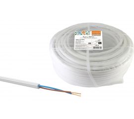 Провод TDM ПВСмб 2х1,5 100м, белый Народный SQ0118-0903 