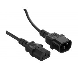 Кабель монитор-компьютер ExeGate UPS- устройство Power EC-0 5P С13- С14 VDE-250V-3х0.5-CU 6A 0.5м 280619 
