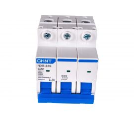 Автоматический выключатель CHINT NXB-63S 3P 20А 4.5kA характеристика C R 296828 