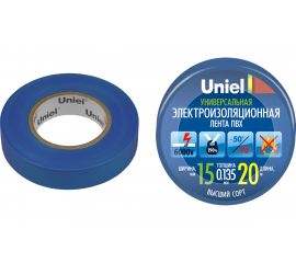Изоляционная лента Uniel 20/15/01 BLU UIT-135P 4485 