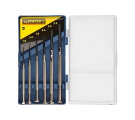 Часовые отвертки Stayer для особоточных работ 6 предметов 2560-H6_z02 