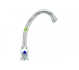 Двуручный смеситель для мойки Juguni JGN0430, кран-букса резиновая, хром/мах. 0402.644 