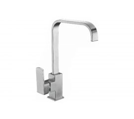 Смеситель для кухни MELANA нерж.сталь, однорычажный, сатин, высокий излив 8113 