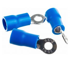 Кольцевой изолированный наконечник REXANT, диам.3.2 мм, 1.5-2.5 кв.мм, синий 08-0031 