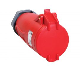 Переносная розетка IEK ССИ-214, 16А-6ч/380-415В, 3Р+РЕ, IP44, MAGNUM PSN22-016-4 