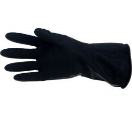 Хозяйственные латексные перчатки UNITRAUM черные, р. L/9 UN-WJID6009 