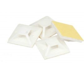 Монтажная самоклеящаяся база Navigator 25х25 белый NFP-25-100/WH 100шт 4670004710623 155904 