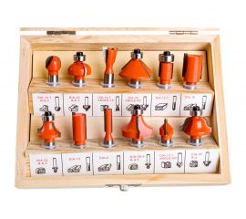 Набор фрез (12 шт; хвостовик 8 мм) Gigant G-0812 