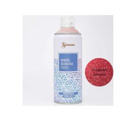 Аэрозольный лак с глиттером Siana сладкая вишня SNGL003 