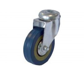 Колесо серая резина под болт отверстие 12 мм SCHG55 125 мм MFK-TORG 3056125 