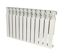 Алюминиевый радиатор ROMMER Plus 500 12 секций RAL9016 89567 