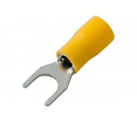 Вилочная изолированная клемма Nord-Yada 6.5мм 4-6кв.мм (желтая) 906351 