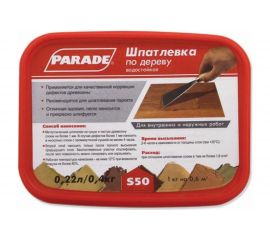 Шпатлевка по дереву Береза 0,4 кг S50 PARADE 90001262563 