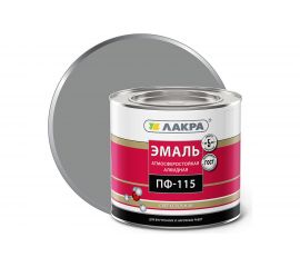 Эмаль Лакра ПФ-115 серая, 2 кг 90000669390 