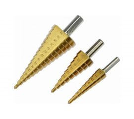 Набор сверл ступенчатых (3 шт; 4-12 мм, 4-20 мм, 4-32 мм) Gigant G100-004 