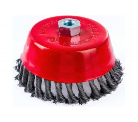 Щетка металлическая для УШМ (150 мм; М14; крученая (чашка)) ЕРМАК 656-048 