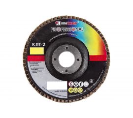 Круг лепестковый торцевой конический КЛТ2 (125х22 мм; А100; 14А 16/Р100) ЛУГА D91212522140160 