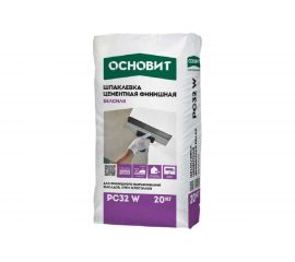 Шпаклевка цементная финишная белая Основит БЕЛСИЛК PC32 W (20 кг) 67758 