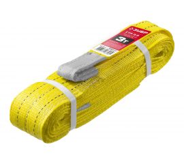 Текстильный петлевой строп ЗУБР СТП-3/3, желтый, г/п 3 т, длина 3 м 43553-3-3 