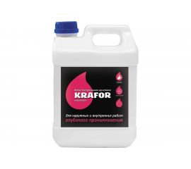 Универсальная грунтовка глубокого проникновения KRAFOR 5 л (1) красная этикетка 27338 