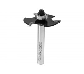 Фреза кромочная фальцевая с нижним подшипником серия 1023 (40x2x50 мм; Z3; хвостовик 8 мм) Росомаха 802311 