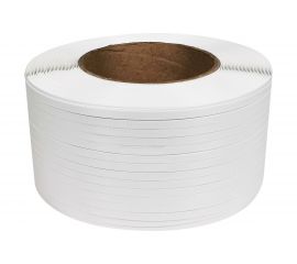 Лента Кордленд ПП, 12x0,5 мм x 3 км, 120 кгс, белый, М/ПА PP-00656 