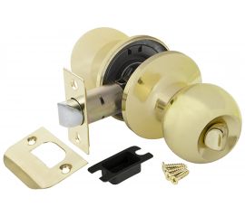 Ручка защелка AJAX 6082 PB-B фик. золото 39531 