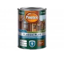 Быстросохнущая пропитка-антисептик PINOTEX CLASSIC PLUS 3в1 тиковое дерево, 0.9 л 5479958 