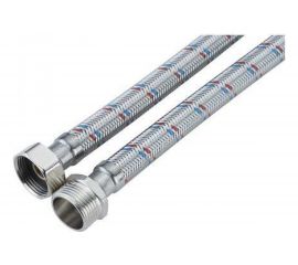 Подводка для воды СТМ сталь, 1/2 г/ш., 80 cм CWFBM080 