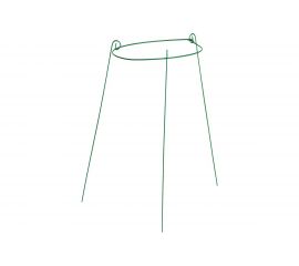 Кустодержатель Greengo Троеножка 30х60 см, ножка 0.3 см, металл, зеленый 3251021 