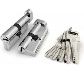 Цилиндровый механизм с вертушкой Fuaro R602/68 mm /26+10+32/ CP хром 5 кл. 26077 