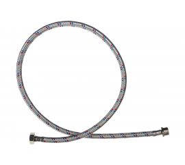 Подводка гибкая для воды ELKA с оплеткой из нержавеющей стали 1/2" х 100 см в/н ИС.100927 