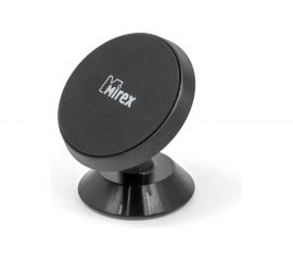 Держатель телефона для авто Mirex N7 мини магнитный, самоклеящийся, на шарнире, чёрный 13709-MCPH07BK 