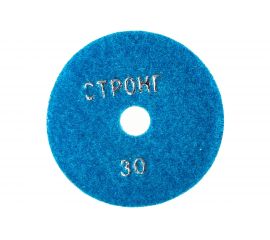 Черепашка АГШК алмазный гибкий диск для сухой шлифовки 100 мм, P 30 Strong СТБ-31100030 