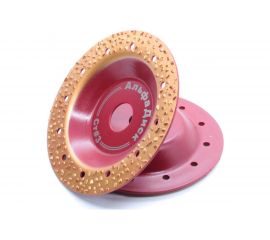 Диск обдирочно-шлифовальный по дереву и другим материалам плоский Strong № 3 MEDIUM 125х22.2 мм Альфадиск 7024 