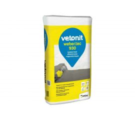 Цементная жесткая обмазочная гидроизоляция Vetonit weber.tec 930 5 кг 1020586 