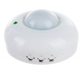 Датчик движения IN HOME инфракрасный ДД 020B 800Вт 360 гр.6м IP33 белый 4690612033860 