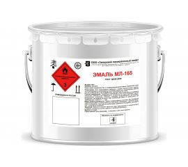 Эмаль ЗАГОРСКИЙ ЛАКОКРАСОЧНЫЙ ЗАВОД МЛ-165 серая, 8 кг ZLK05274 