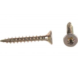 Шуруп Rusconnect CS 03525 с/нарез. д/дерева, потай, 3,5х25, 500 шт. Желтый цинк 313525 