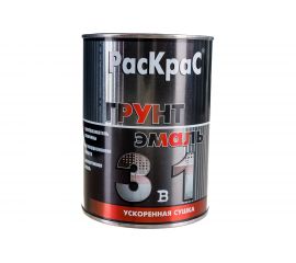 Грунт-эмаль РасКрас 3 в 1, синяя, банка 0,9 кг 4690417022380 