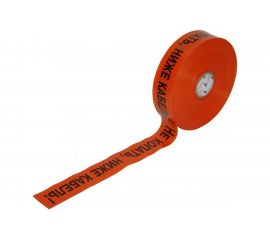 Сигнальная лента с логотипом ""Не копать"" Протэкт Связь 75 мм., 250 п.м. ЛСС-75/250 ор/ч 