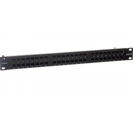 Патч-панель ExeGate EPPHD-19-48-8P8C-C6-110D 19 UTP 48 port cat 6 dual IDC 1U RoHS Black 281082 